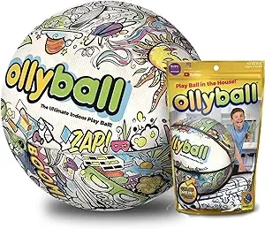 Ollyball - The Ultimate Indoor Play Ball for Kids and Parents!… (Eco Pak)