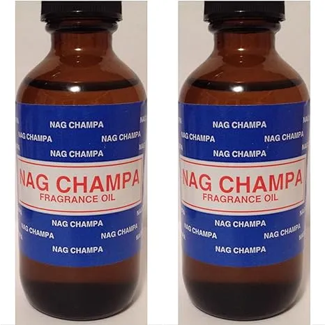 NAG Champa Essential Oil for Diffuser Aromatherapy Home Fragrance Premium Quality 100% Oil Big 2OZ Meditation Scented Oils