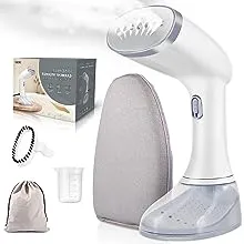 Steamer for Clothes, Handheld Clothes Steamer with Heat Insulation Gloves Fabrics Wrinkles Remove, 1350W Portable Travel Steamer Iron for Clothes