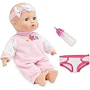 Kidoozie Sweetie Doll - Soft-Bodied 12 Inch Doll with Open and Close Eyes for Ages 12 Months and Up - Perfect for Encouraging Emotional Development and Imaginative Play!