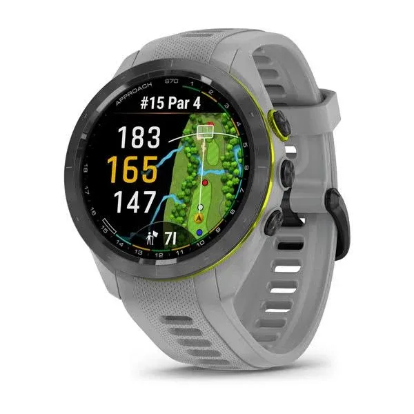 Garmin Approach S70 Golf GPS Watch, 42mm, Gray