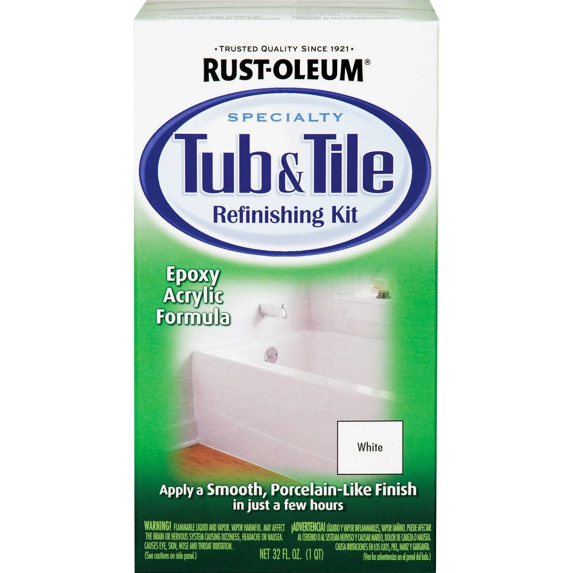 Rust-Oleum 7860519 Tub & Tile Refinishing Kit White