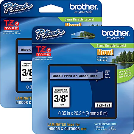 Brother P-touch TZe Laminated Tape