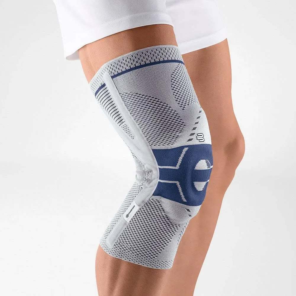 Bauerfeind - GenuTrain P3 - Patella Knee Support - for Misalignment of The Kneecap - Left Knee - Size 2 - Color Titanium