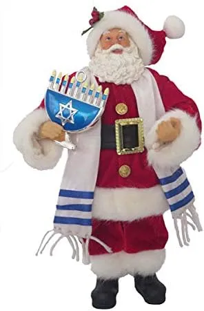 Santa's Workshop 12" Hanukkah Santa