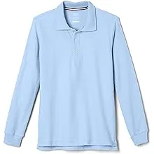 French Toast Boys Long Sleeve Pique Polo Shirt