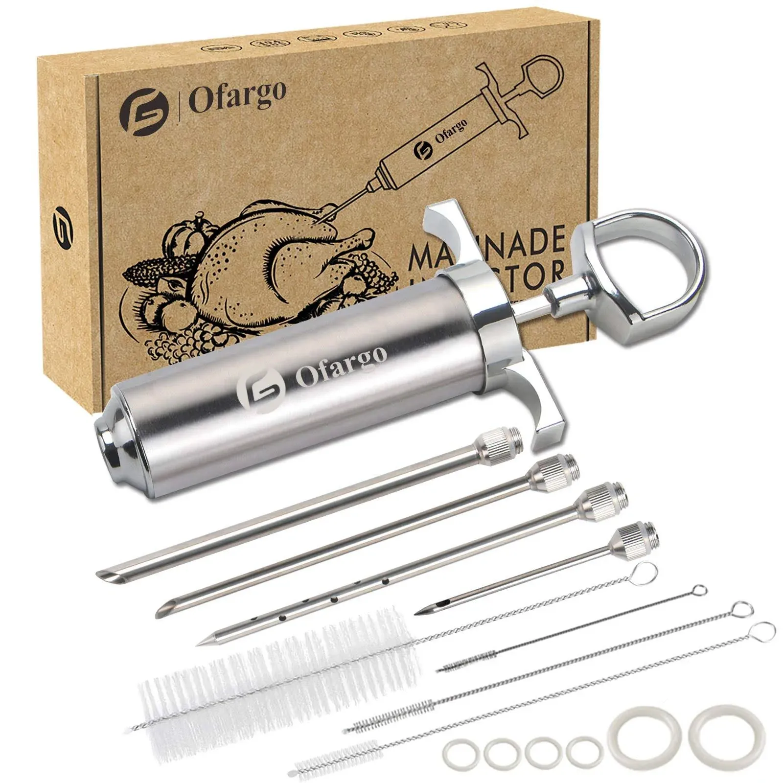 Ofargo Meat Injector Syringe Kit