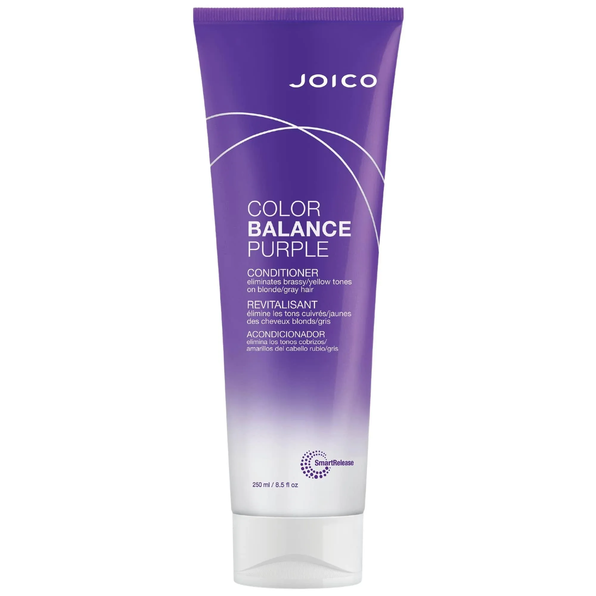 Joico Color Balance Purple Conditioner | For Cool Blonde or Gray Hair | Eliminate Brassy Yellow Tones | Boost Color Vibrancy & Shine | UV Protection | With Rosehip Oil & Green Tea Extract 