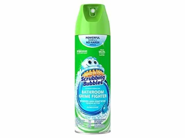 Scrubbing Bubbles Disinfectant Bathroom Grime Fighter Spray, Rainshower, 32 fl oz