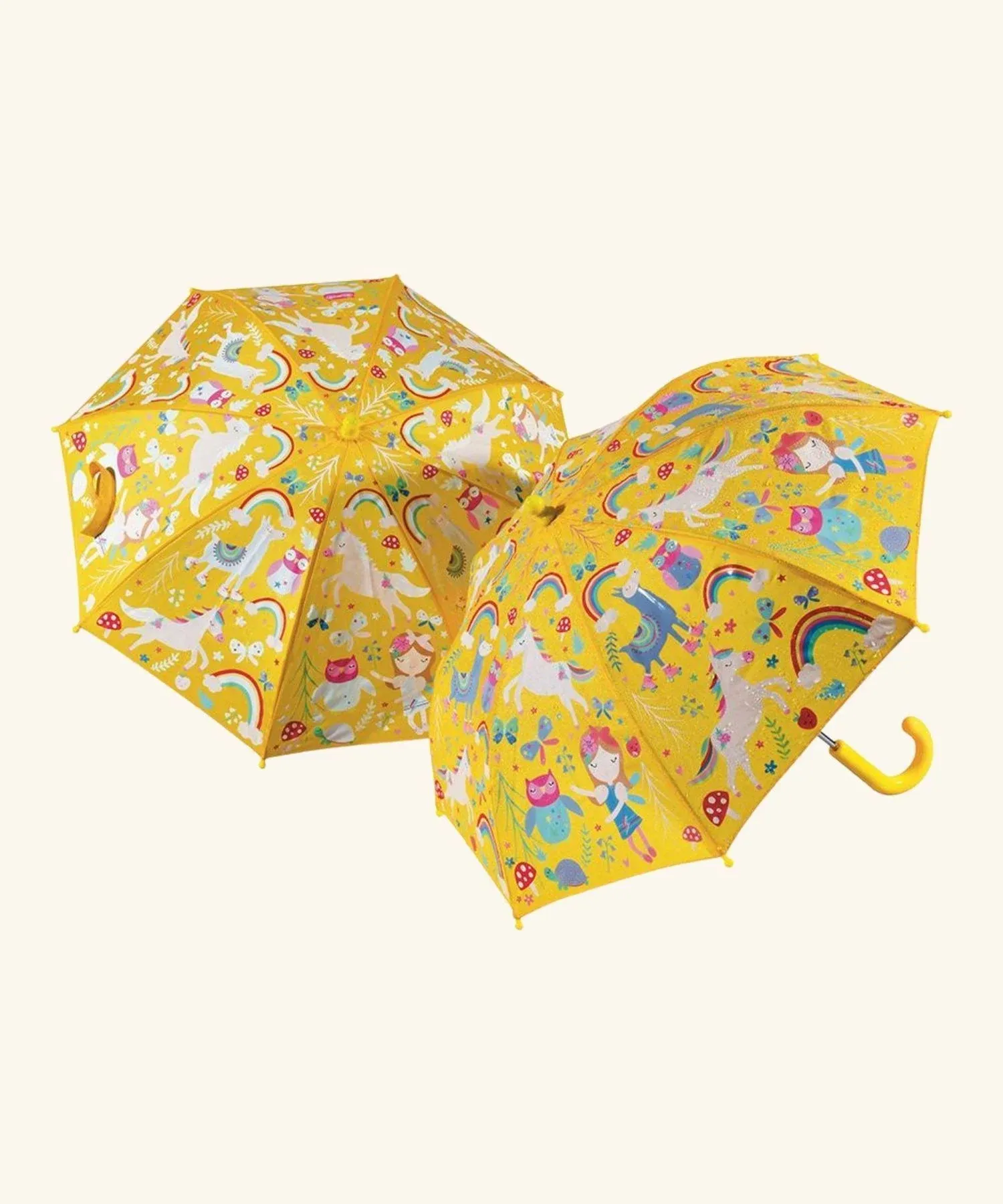 Rainbow Fairy Colour Changing Umbrella Children Fun Rain Accessory