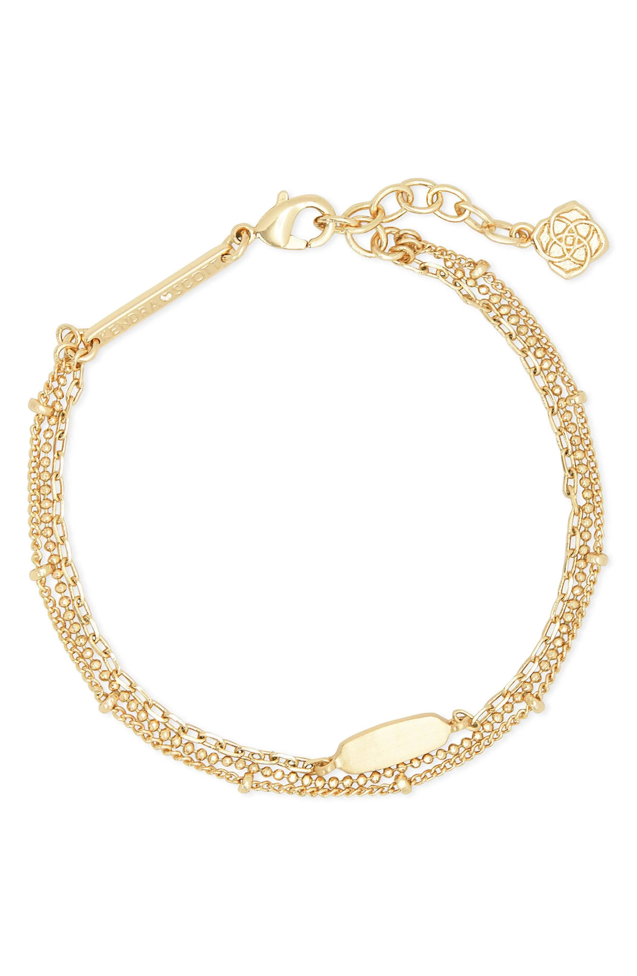 Kendra Scott Fern Multi Strand Bracelet, Gold