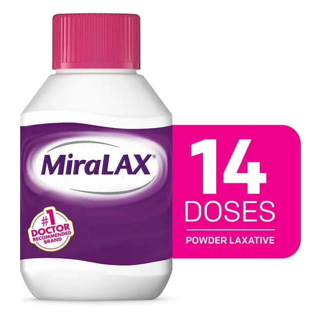 MiraLAX Unflavored Powder Laxative - 17.9 oz