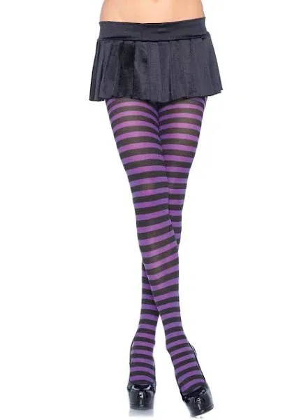 Leg Avenue Women's Nylon Striped Tights