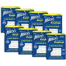 Mack's Pillow Soft Silicone Earplugs, 12 Pair – The Original Moldable Silicone Putty Ear Plugs for Sleeping, Snoring, Swimming, Travel, Concerts and Studying | Made in USA