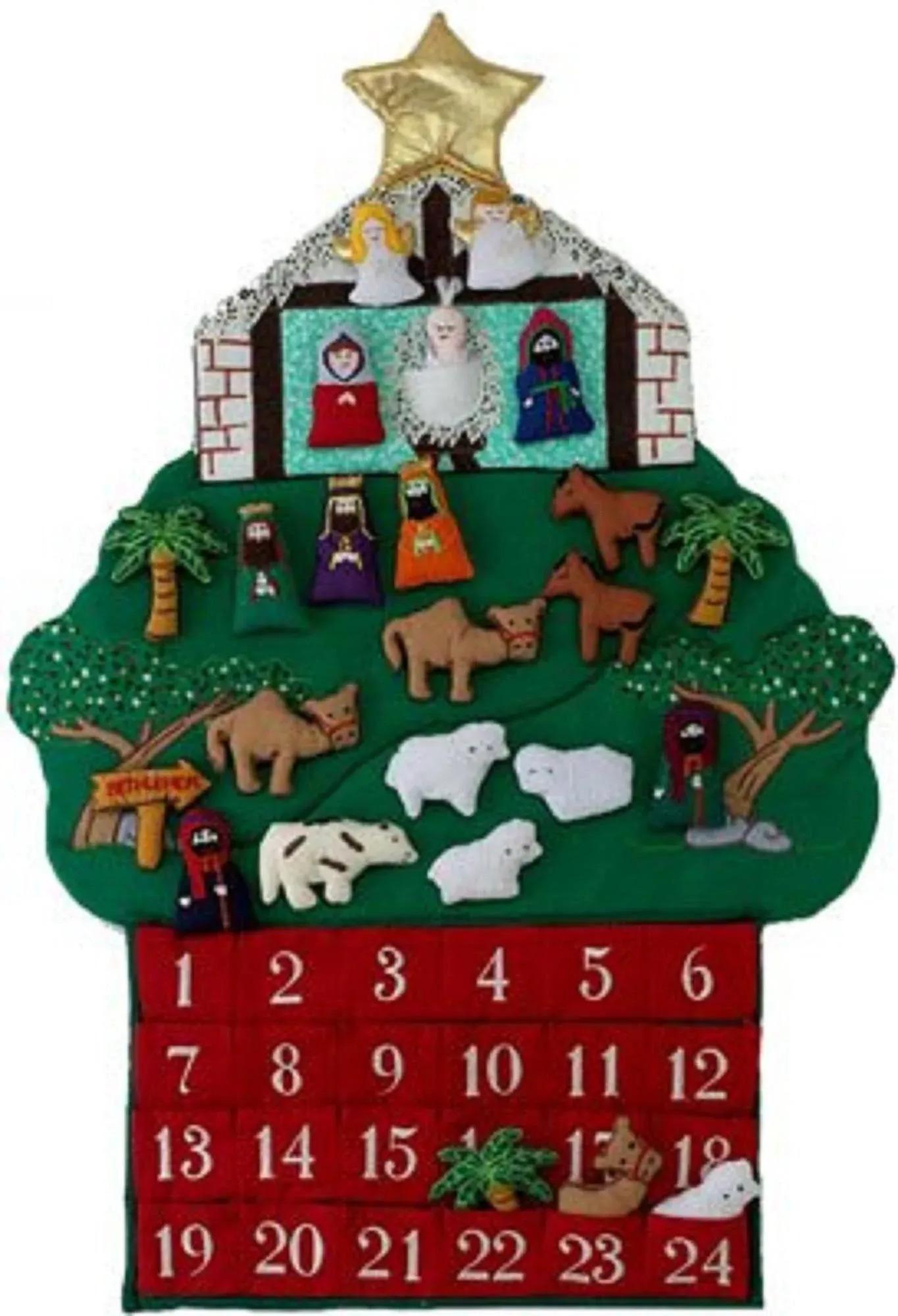 Nativity Fabric Advent Calendar