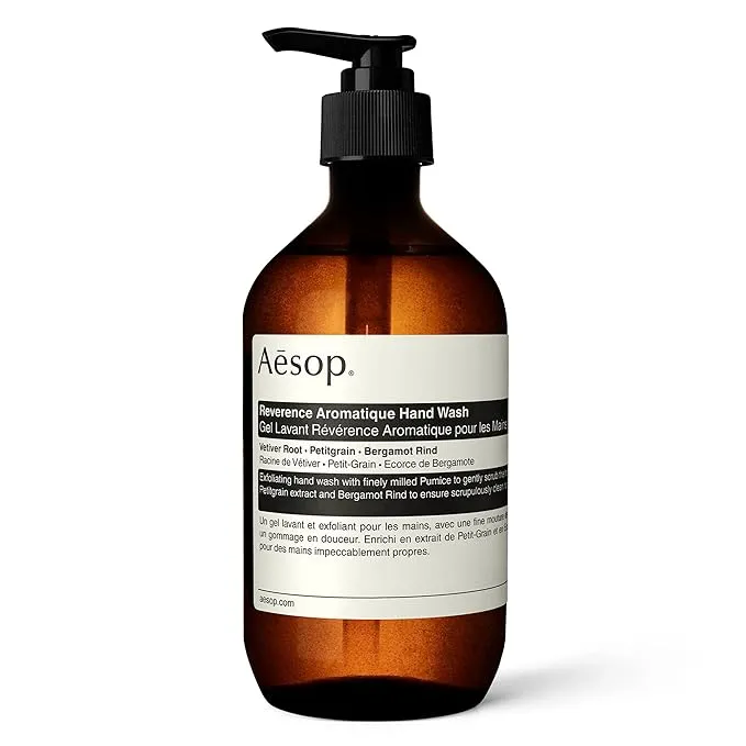 Aesop Reverence Aromatique Hand Wash | 500mL/16.9 oz | Paraben, Cruelty-free & Vegan