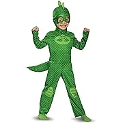 Disguise Gekko Classic Toddler PJ Masks Costume, Medium/3T-4T, Green