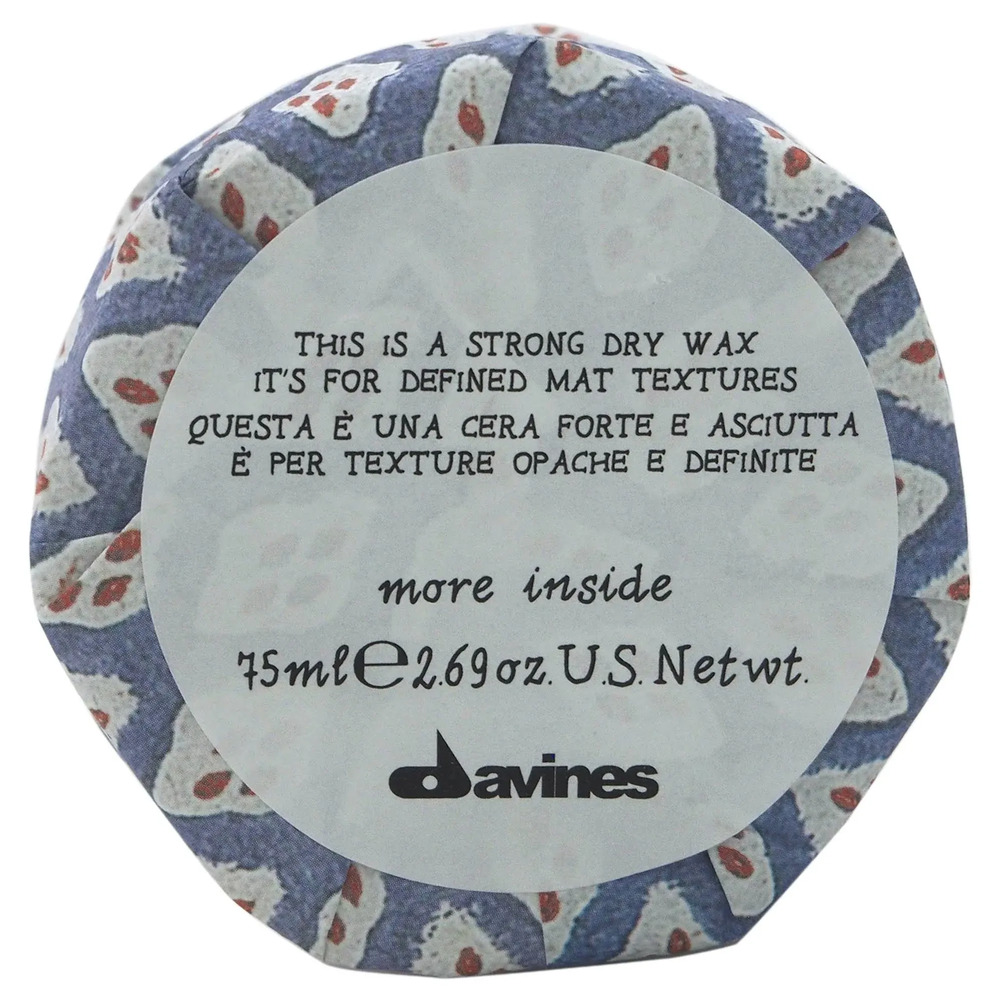 Davines More Inside This Is A Strong Dry Wax - 75ml