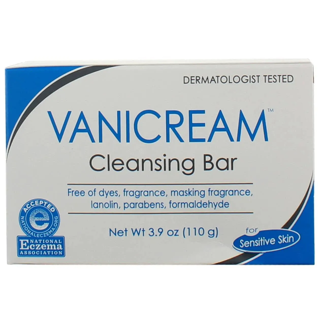 Vanicream Cleansing Bar 3.9 oz for Sensitive Skin, Pack of 4