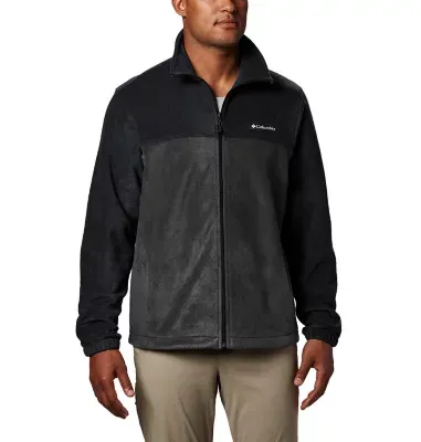 Columbia Steens Mountain Full Zip 2.0 Tall Fleece Jacket - Men's Black LT