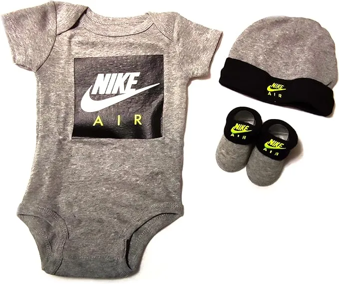 Nike Futura Baby (0-9M) 3-Piece Bodysuit Box Set