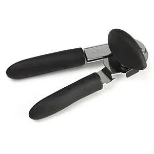 OXO Good Grips #28081 Chrome Black/Silver Rubber/Stainless Steel Manual Can Opener