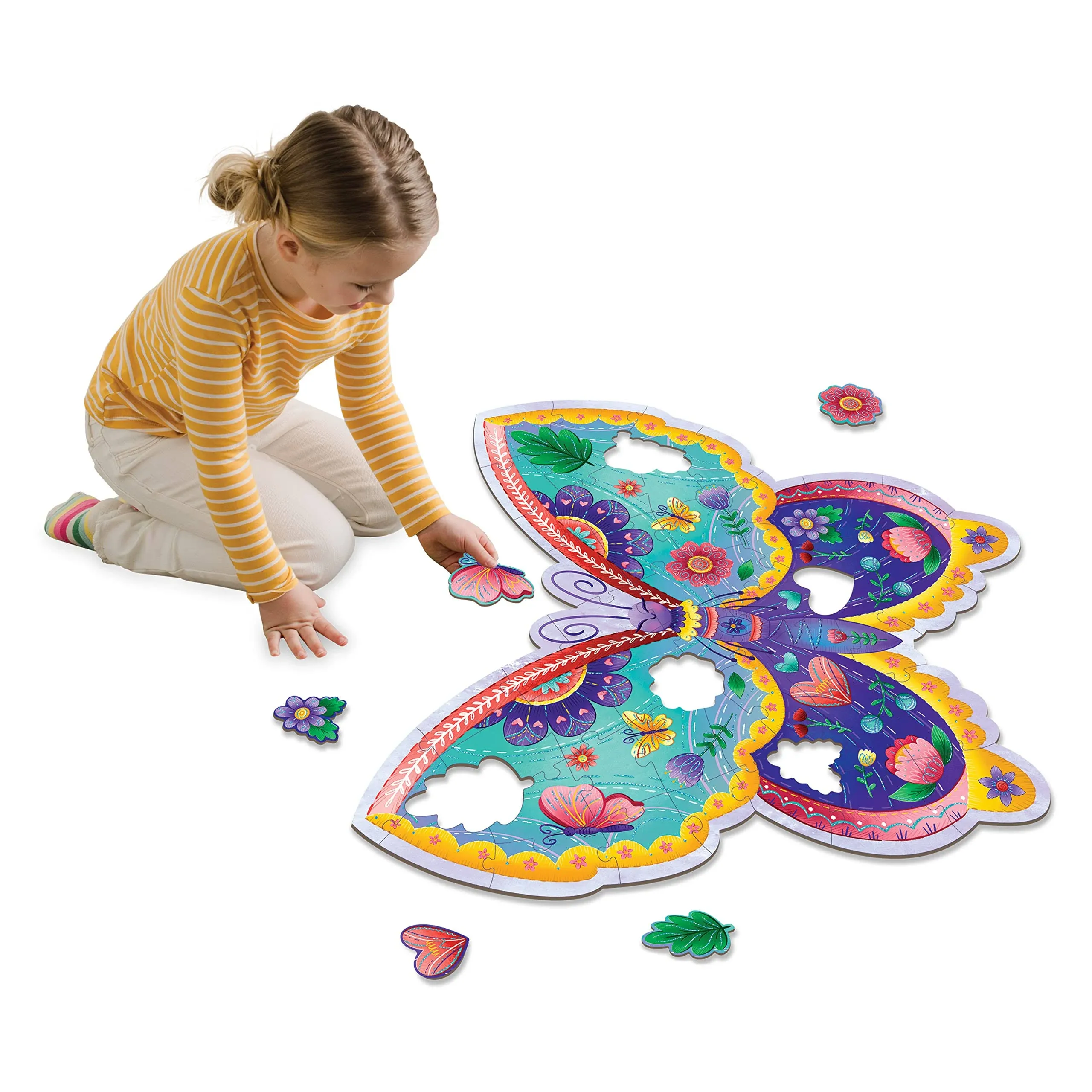 Butterfly - Floor Puzzle | Peaceable Kingdom