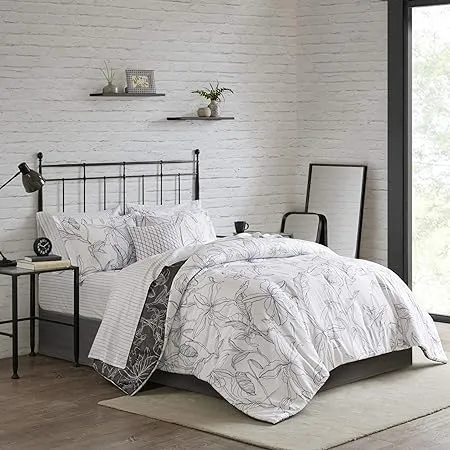 Madison Park Essentials Lilia Reversible Comforter Set