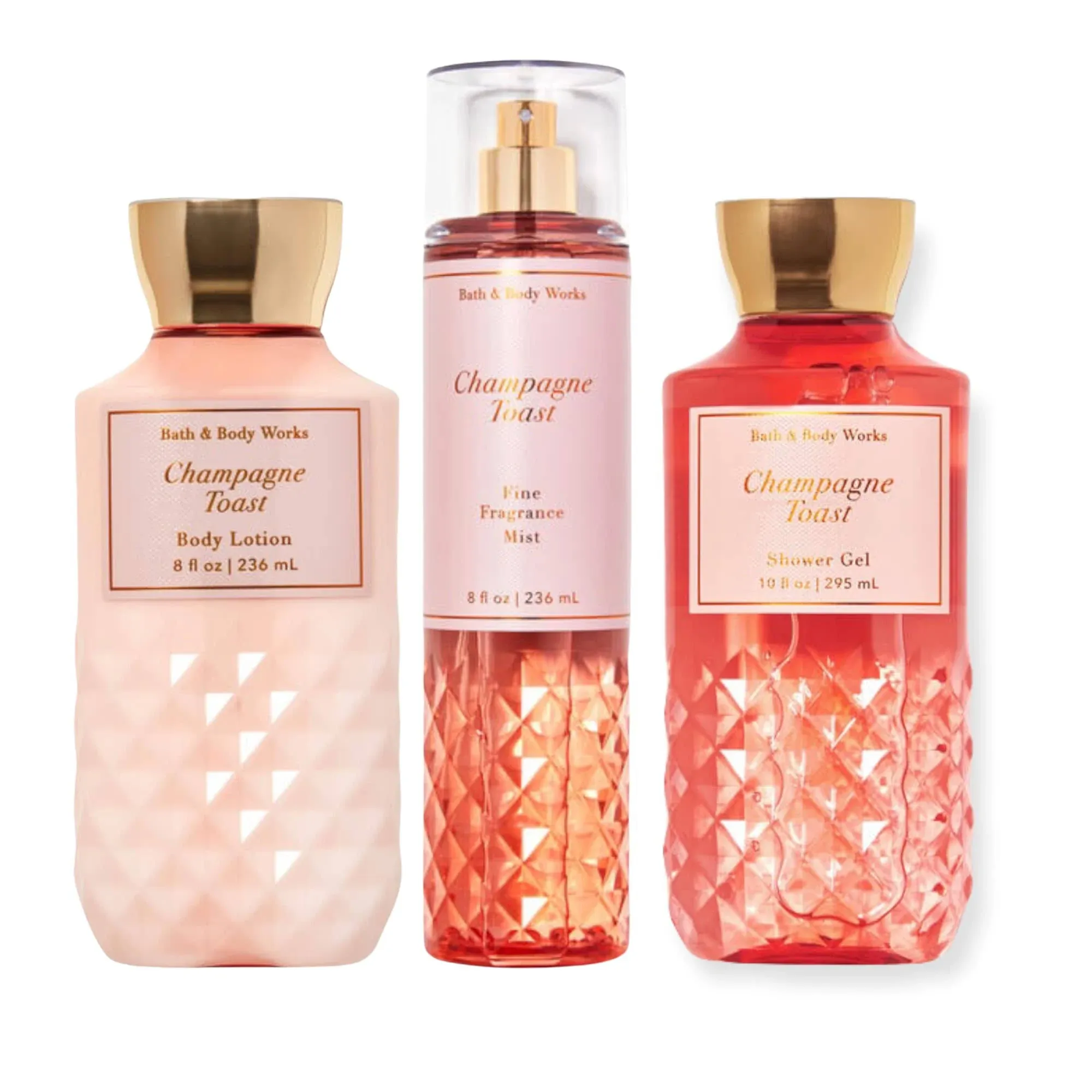 Bath & Body Works - Champagne Toast - Daily Trio - Shower Gel, Fine Fragrance ...