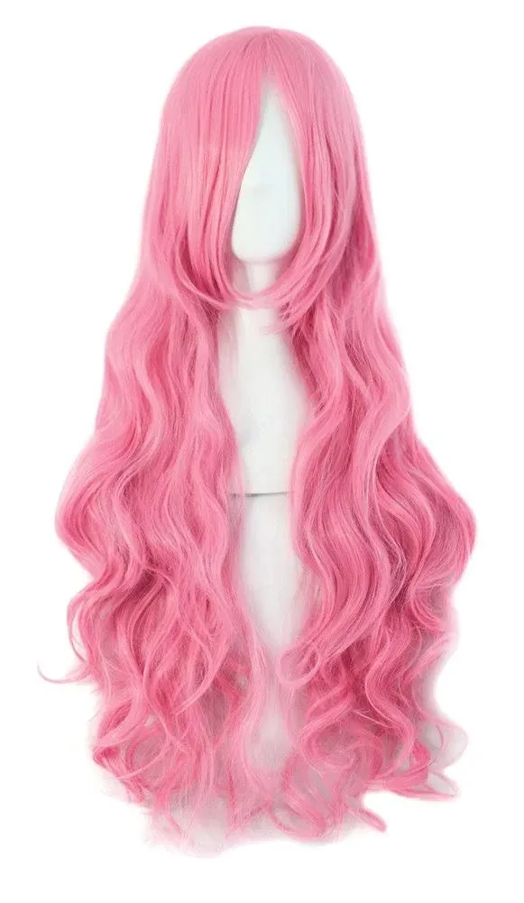 MapofBeauty 32" 80cm Long Hair Spiral Curly Cosplay Costume Wig