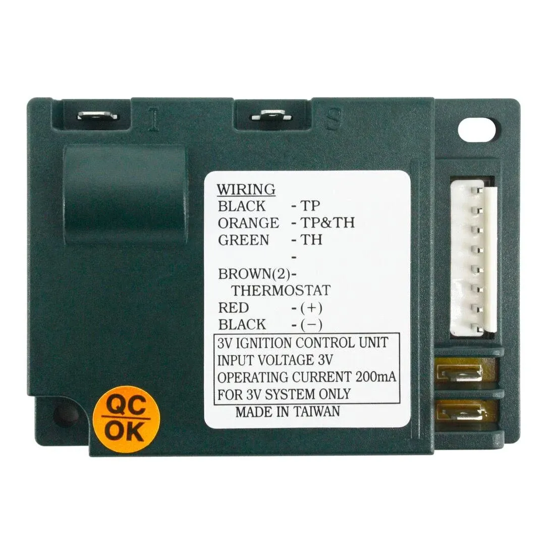 Durablow Fireplace Electronic IPI Pilot Ignition Control Module Replacement for Dexen 593-592, GM-6KA, Hearth Home Technologies HHT 350-M