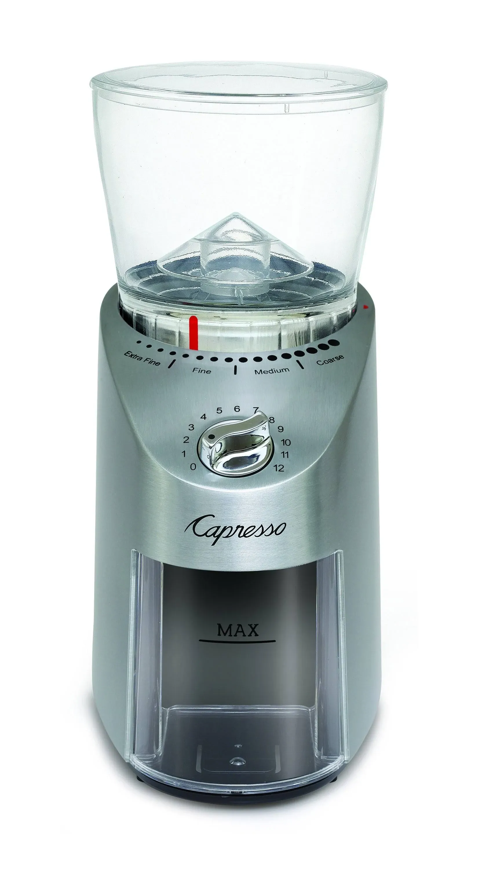 Capresso - Infinity Plus Conical Burr Coffee Grinder / Stainless Steel