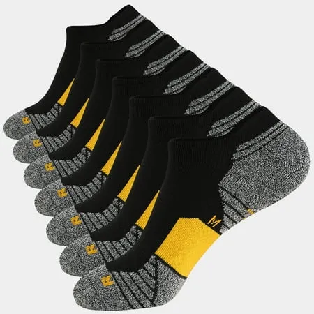 WANDER Men s Athletic Thick Cushion Running Socks 7 Pairs