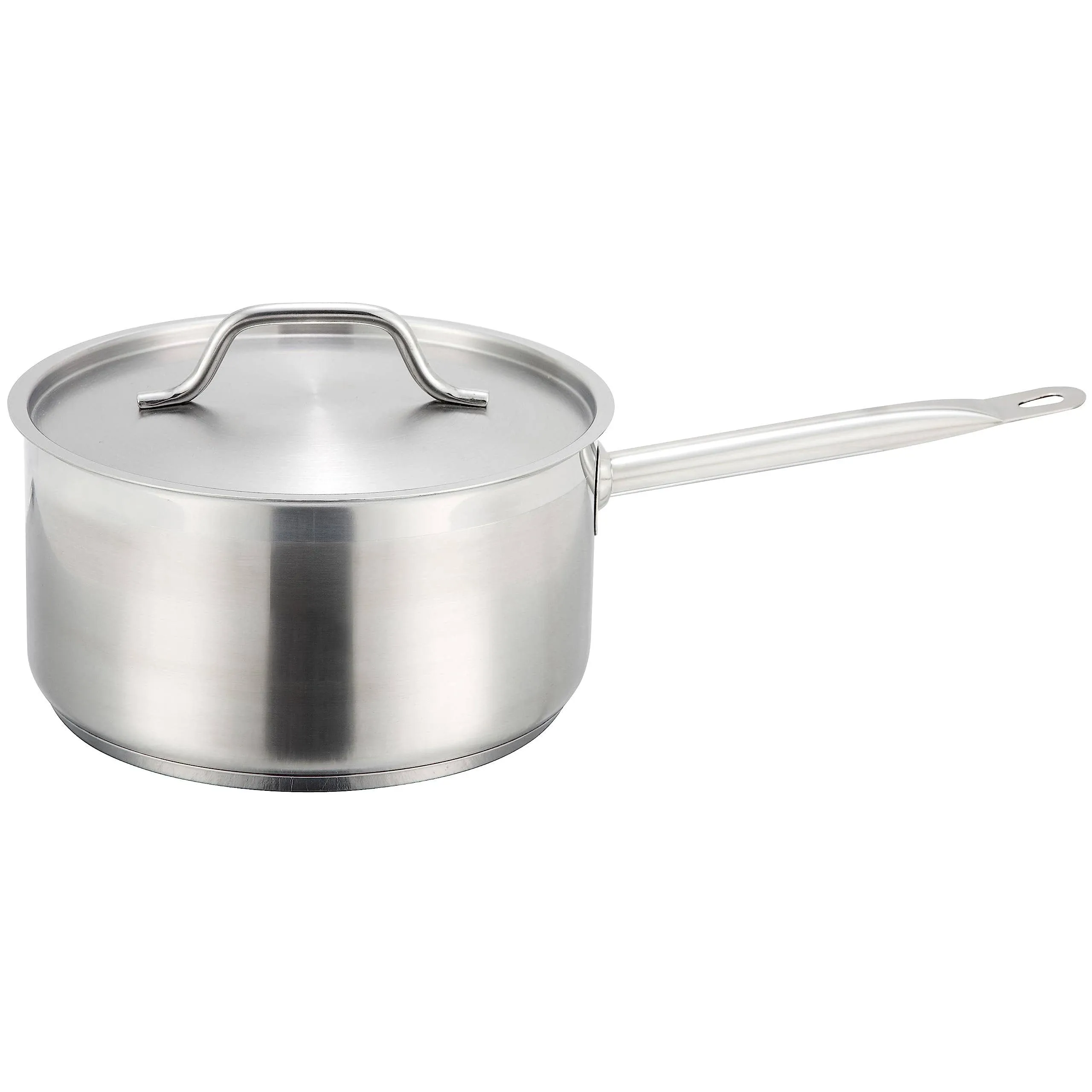 Winco SSSP-2 Stainless Steel Sauce Pan 2 qt with Cover