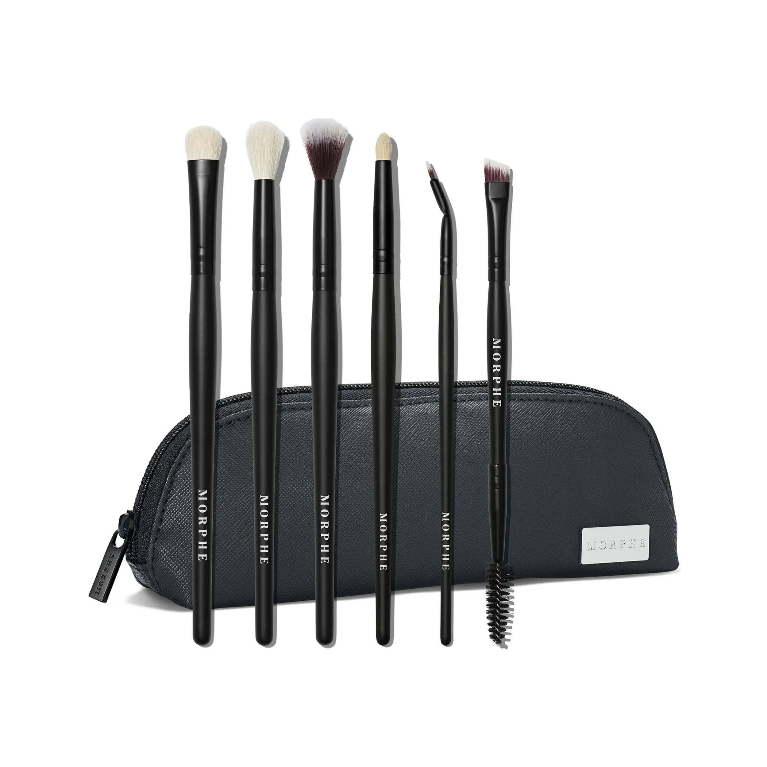 Morphe ~ Eye Stunners 6 Piece Eye Brush Collection + Bag ~ BNIB