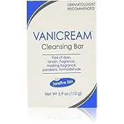 Vanicream Cleansing Bar 3.9 oz for Sensitive Skin, Pack of 4