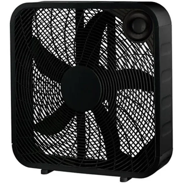 Midea International 218061 20 in. WP Black Box Fan