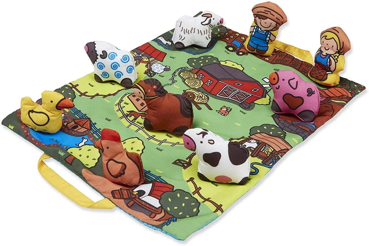 Melissa & Doug Take-Along Farm Play Mat, Multicolor