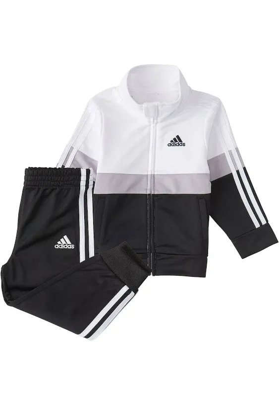 adidas Boys' Tricot Jacket & Pant Clothing Set