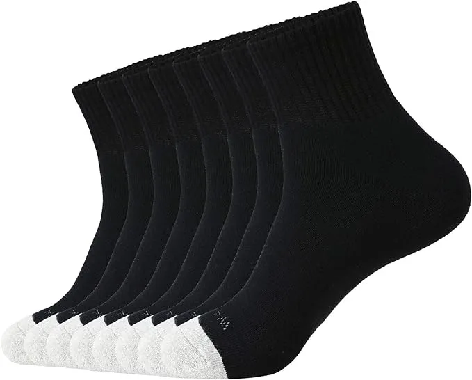 WANDER Men s Athletic Thick Cushion Running Socks 7 Pairs