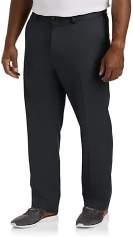 DXL Big + Tall Essentials Men's Big and Tall Microfiber Dress Pants