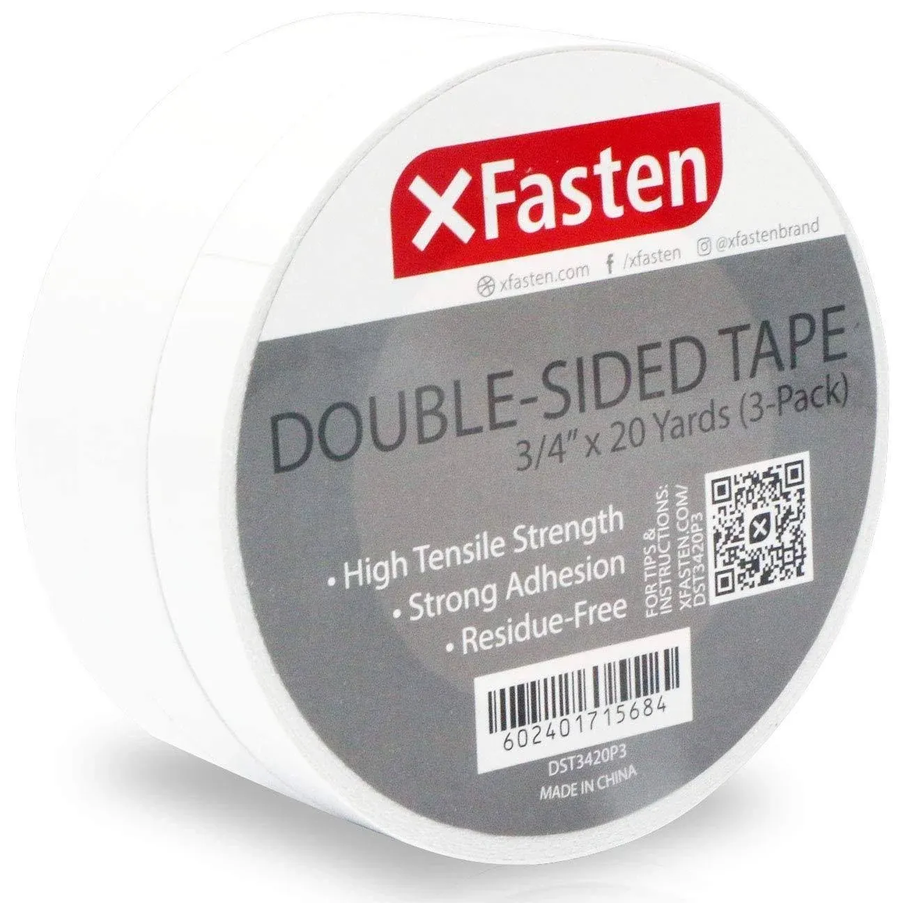 XFasten Double Sided Removable Tape