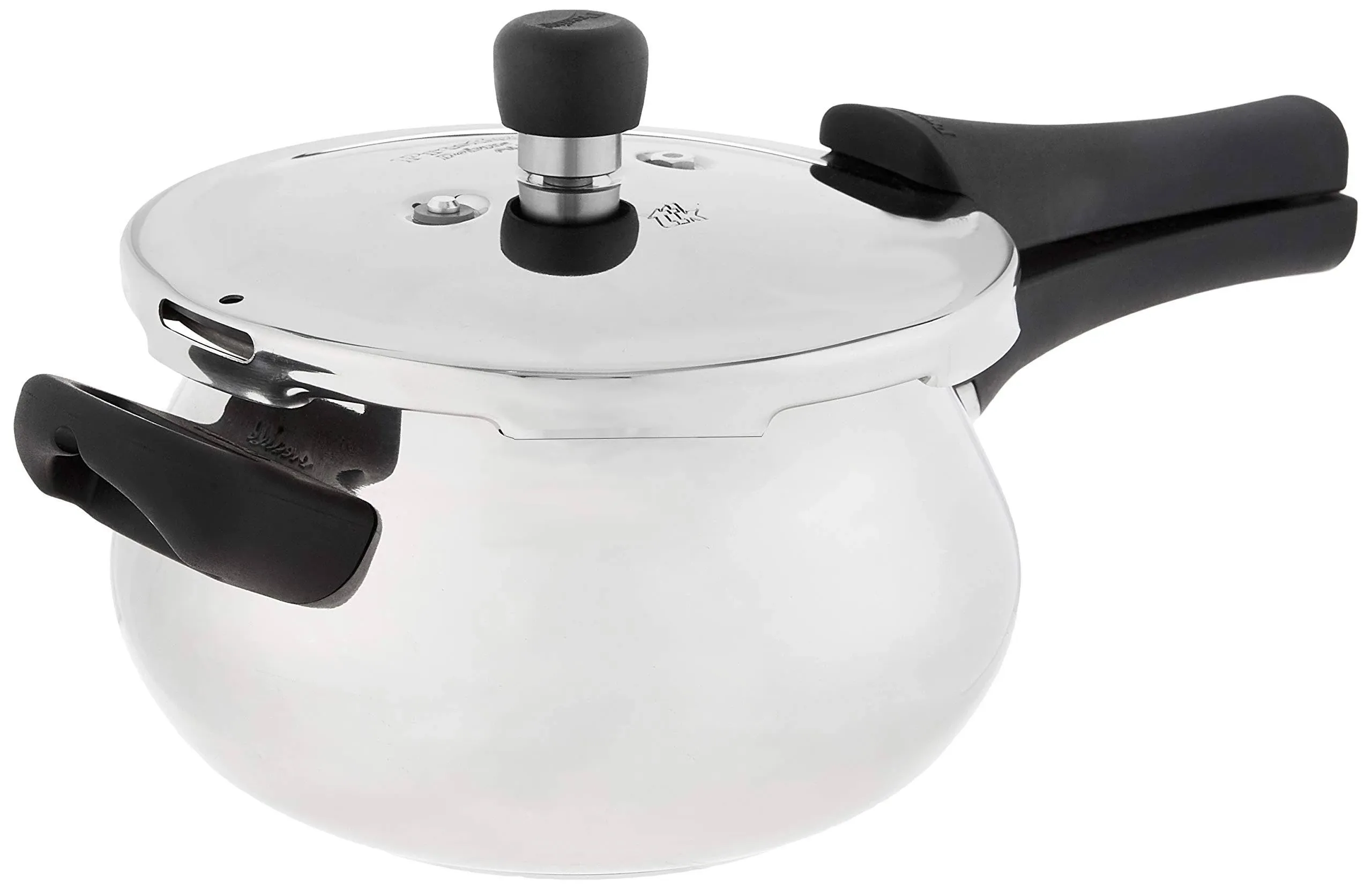 Prestige Deluxe Stainless Steel Mini Handi Pressure Cooker 3.3-Liter