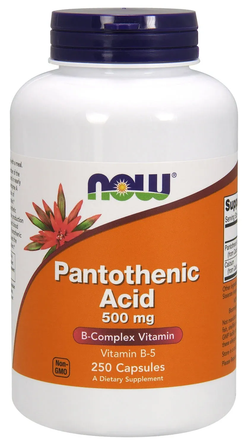 Now Foods Pantothenic Acid 500 mg