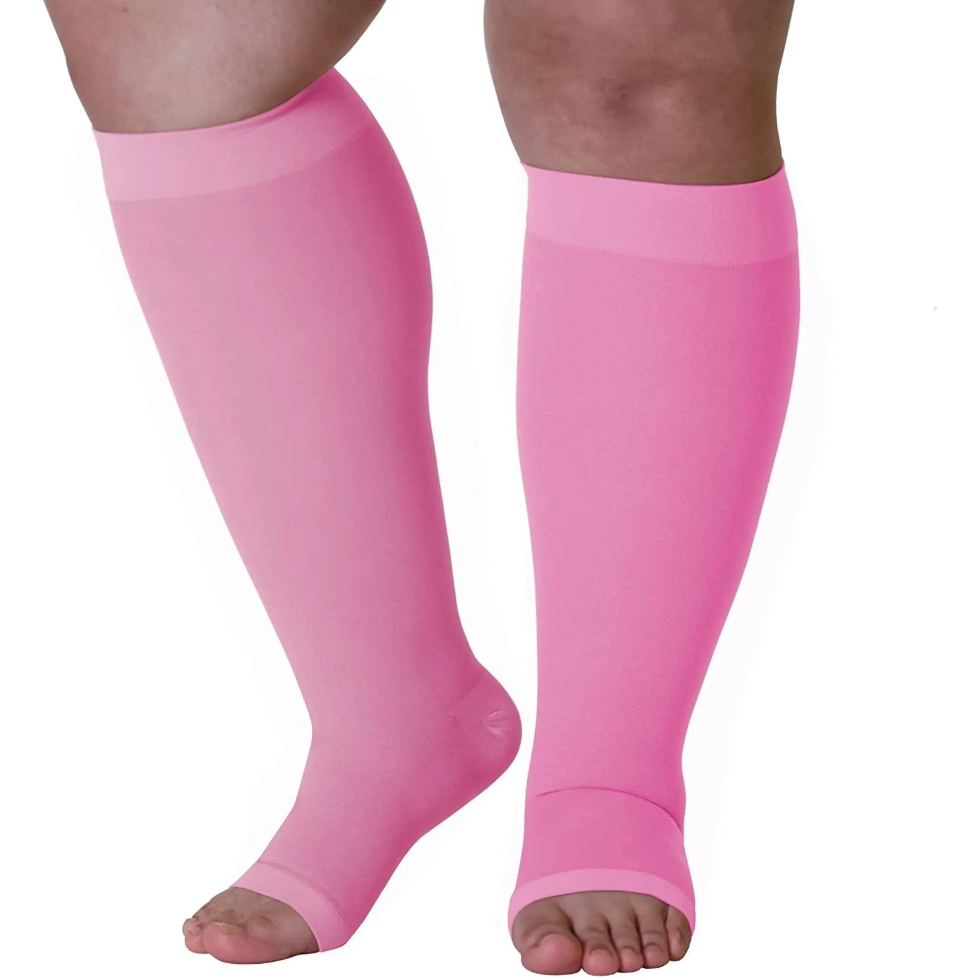 Mojo Compression Socks - USA Made Knee-High Closed Toe Support Hose for Varicose ...