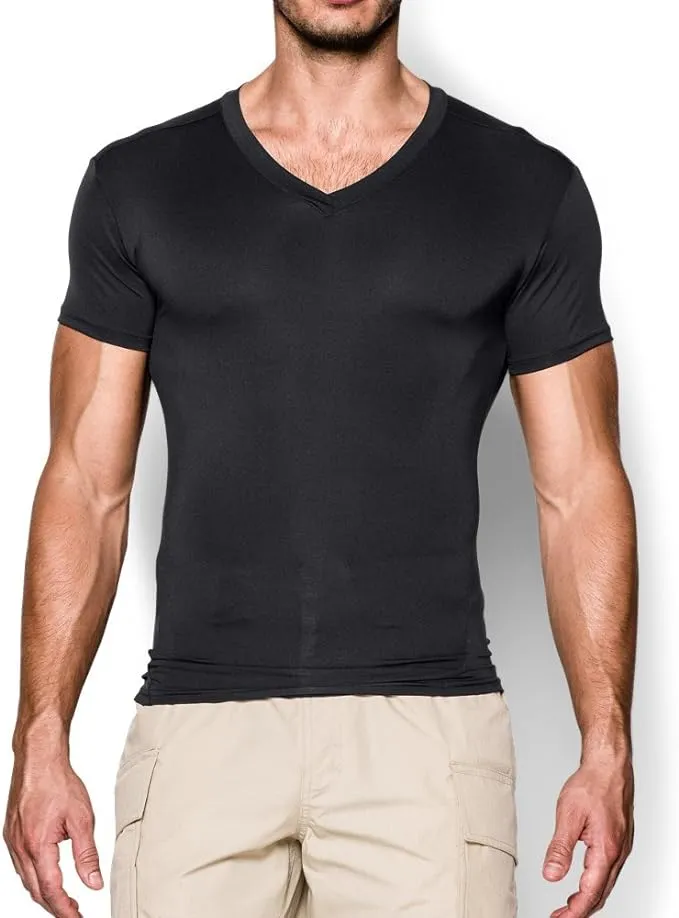 Under Armour Men's Tactical HeatGear Compression V-Neck T-Shirt