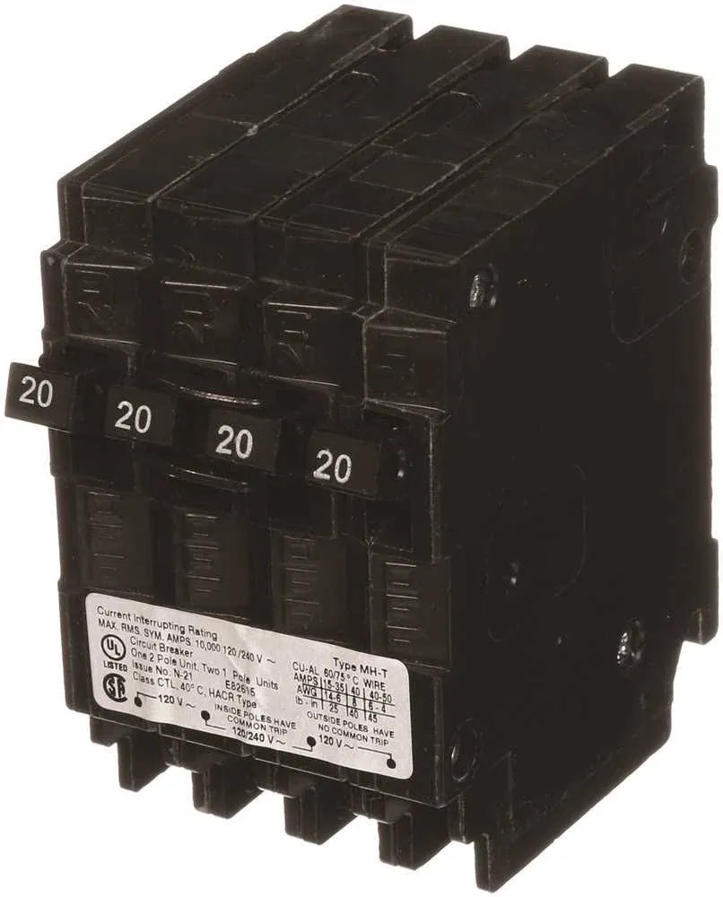 Siemens Q22020CT Quad Circuit Breaker