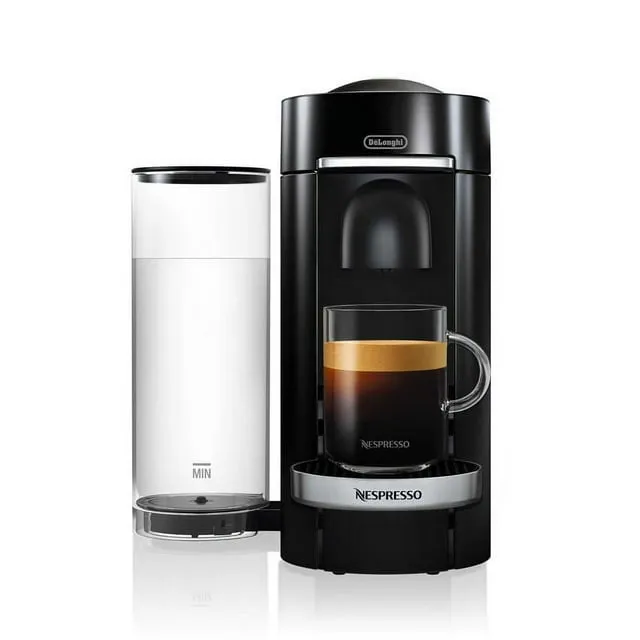 Nespresso VertuoPlus Deluxe Coffee and Espresso Machine by De'Longhi Black