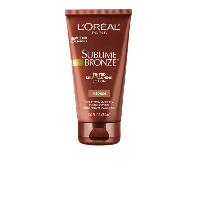 L'Oreal Paris Sublime Bronze Tinted Self-Tanning Lotion for Face, Medium, 5 fl oz