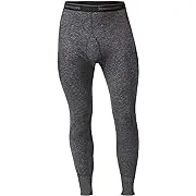 Stanfield's Men's 2 Layer Merino Wool Blend Thermal Long Johns - Charcoal